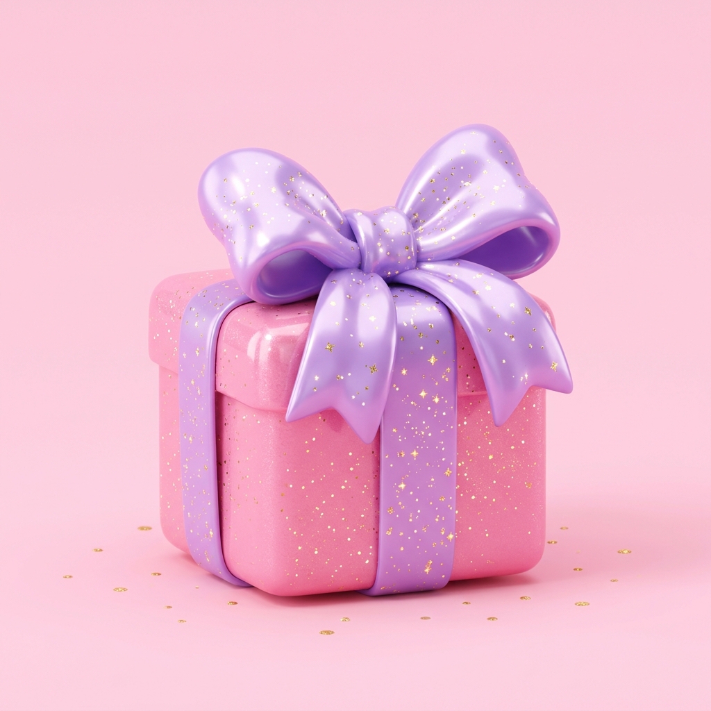 Pink gift box